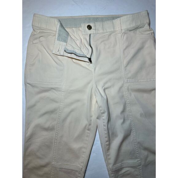 Chico’s Pants Women’s Size 2R US 12R Yellow Slim Ankle Secret Stretch Casual - Picture 5 of 8